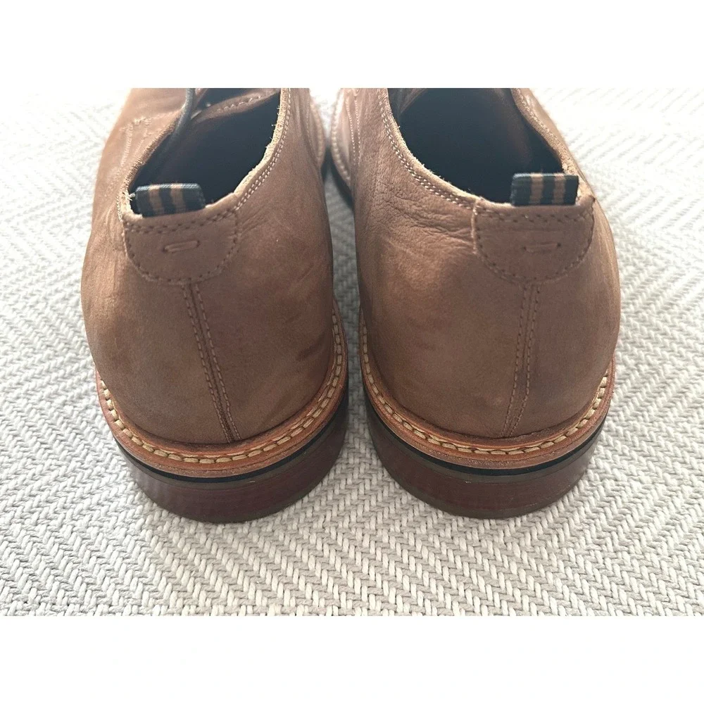 Cole Haan Williams Plain Toe Derby Shoes Mens 11.5 M Brown Leather C31408